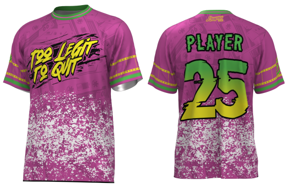 Too Legit to Quit Official Jersey