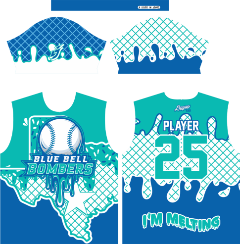 Blue Bell  bomber Official Jersey