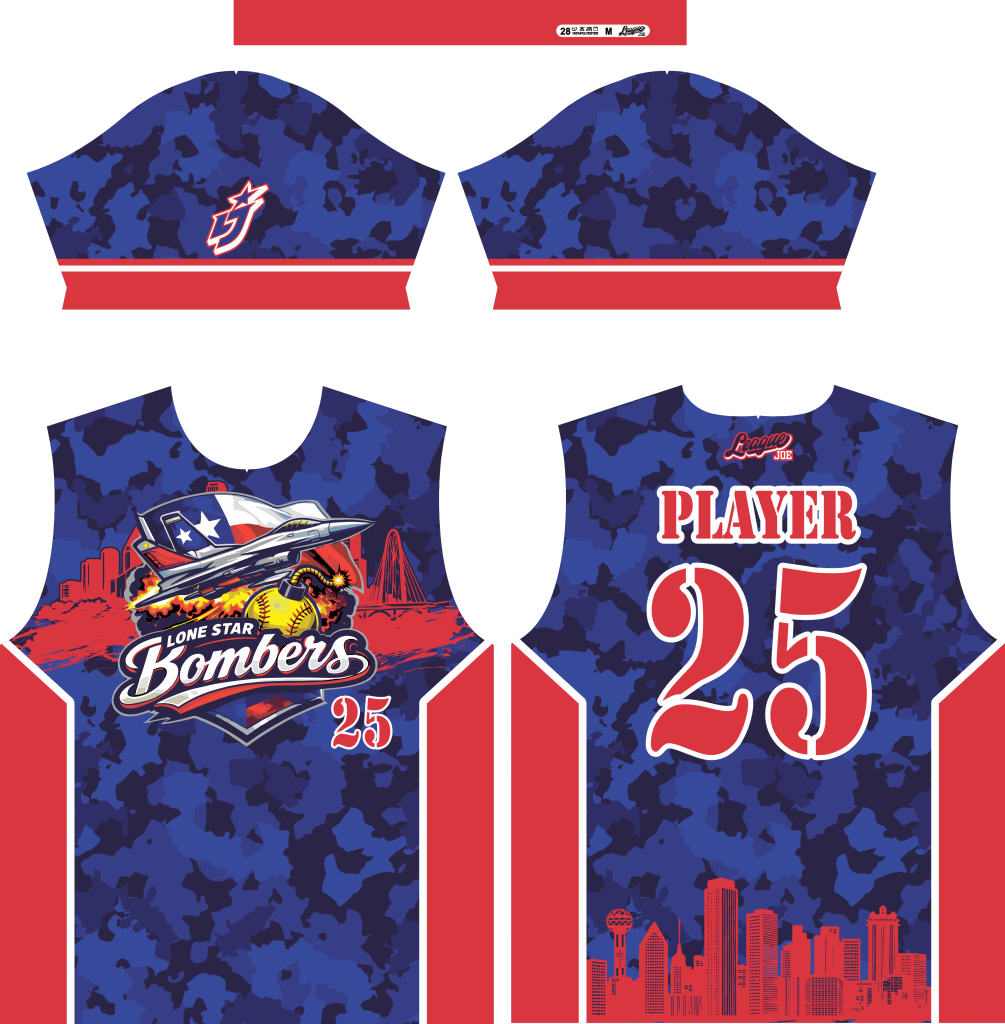 Lonestar Bombers Official Jersey