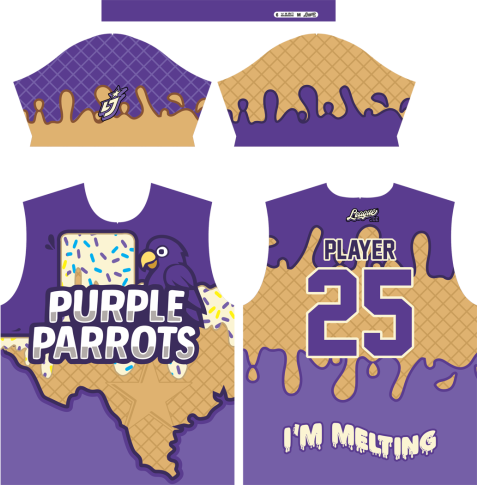 Purple Parrots Official Jersey