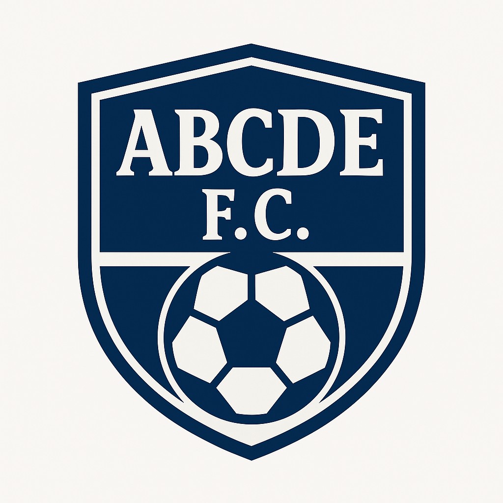 Logo for ABCDE F.C.